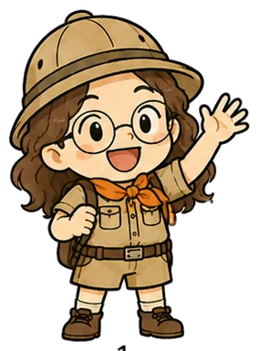 探検隊 キヨミ姐さんのチビキャラ