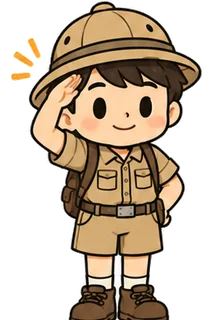 案内人のちびキャラ