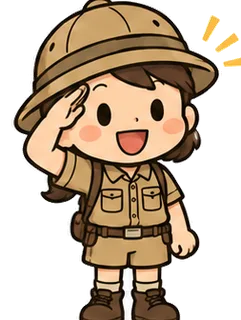 案内人のちびキャラ