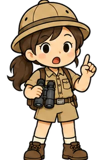 案内人ナナのちびキャラ