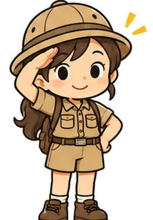 案内人のちびキャラ