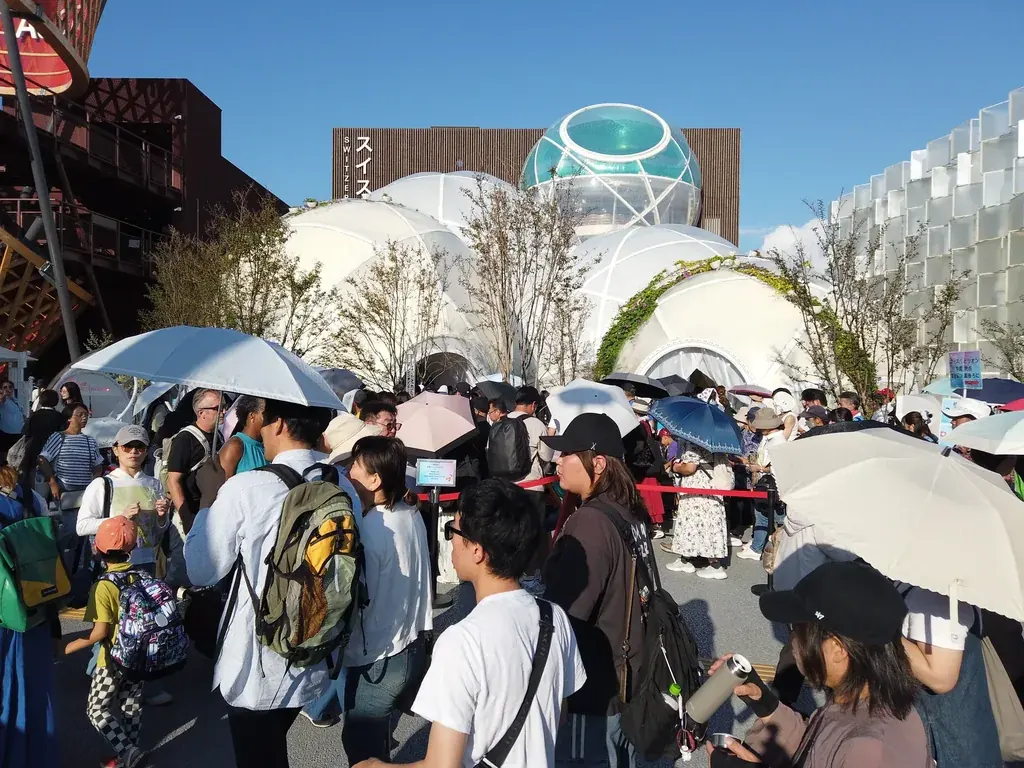 閉幕前の夢洲の表情