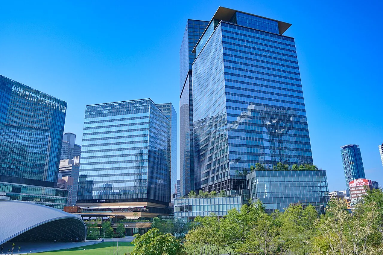 グラングリーン大阪（うめきた公園）の全景写真